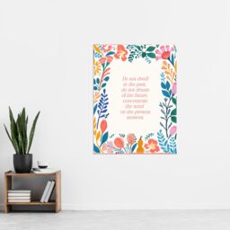 "Artery8 Wall Art Print Concentrate on the Present Moment Buddhist Mindfulness Poster - Size: W24"" x H32""" - thumbnail 4