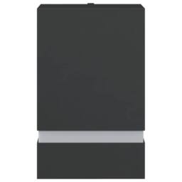 Berkfield Home Outdoor Wall Light Black Stainless Steel - thumbnail 4