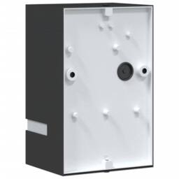 Berkfield Home Outdoor Wall Light Black Stainless Steel - thumbnail 6