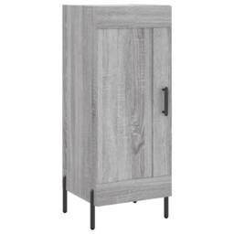 Berkfield Home Highboard Grey Sonoma 34.5x34x180 cm Engineered Wood - thumbnail 5