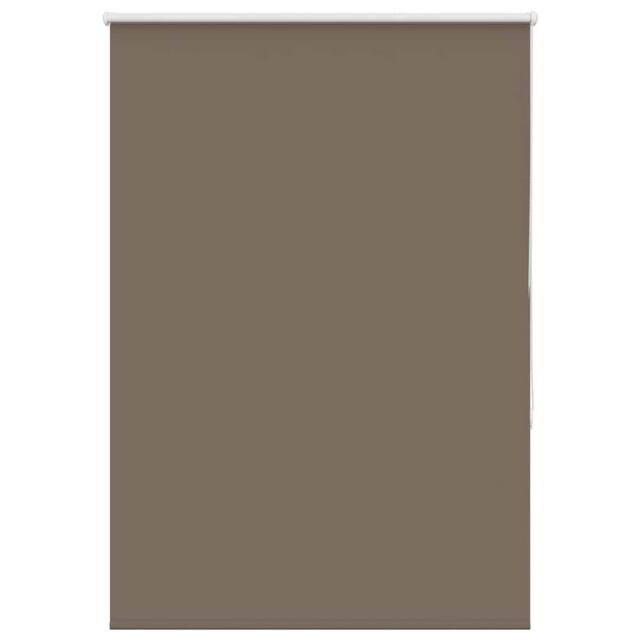 Berkfield Home Roller Blind Blackout Coffee 95x150 cm Fabric Width 90.7 cm Polyester in Brown - image 1