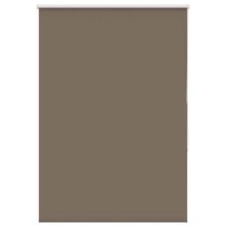 Berkfield Home Roller Blind Blackout Coffee 95x150 cm Fabric Width 90.7 cm Polyester in Brown