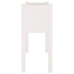 Berkfield Home Garden Planters 2 pcs White 70x31x70 cm Solid Pinewood - Size: 70 x 31 x 70 cm - thumbnail 5