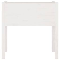 Berkfield Home Garden Planters 2 pcs White 70x31x70 cm Solid Pinewood - Size: 70 x 31 x 70 cm - thumbnail 4