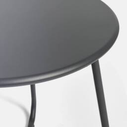 OHS Mykonos Bistro Set Outdoor Table Chair Garden Patio Furniture in Grey - thumbnail 8