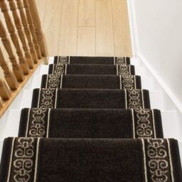 runrug Brown Tribal Stair Carpet Runner - Size: 60 cm x 720 cm - thumbnail 6