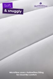 Slumberdown Made For You Two Duvet 4.5/10.5 Tog Duvet With 2 Pillows in White - Size: Double - thumbnail 5