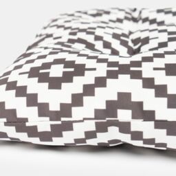 OHS 2/4 Pack Seat Pads Water Resistant Garden Chairs Cover Outdoor Cushions in Grey - Size: 40 cm x 40 cm - thumbnail 5