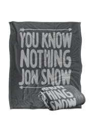 Warner Brothers Game Of Thrones Officially Licensed Silky Touch Super Soft Throw Blanket 152 x 127 cm in White - thumbnail 2