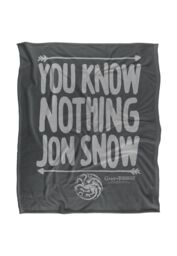 Warner Brothers Game Of Thrones Officially Licensed Silky Touch Super Soft Throw Blanket 152 x 127 cm in White - thumbnail 1