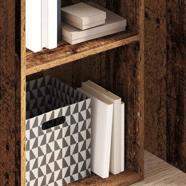 Berkfield Home Decorative Bookcase Old Wood 40x30x152 cm Engineered Wood in Brown - Size: 40 x 30 x 152 cm - image 1