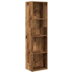 Berkfield Home Decorative Bookcase Old Wood 40x30x152 cm Engineered Wood in Brown - Size: 40 x 30 x 152 cm - thumbnail 3