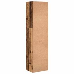 Berkfield Home Decorative Bookcase Old Wood 40x30x152 cm Engineered Wood in Brown - Size: 40 x 30 x 152 cm - thumbnail 7