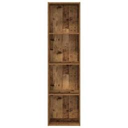 Berkfield Home Decorative Bookcase Old Wood 40x30x152 cm Engineered Wood in Brown - Size: 40 x 30 x 152 cm - thumbnail 5