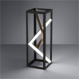 Loops Stylish Modern Black & Gold Table Lamp for Indoor Home Décor - thumbnail 3