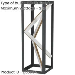 Loops Stylish Modern Black & Gold Table Lamp for Indoor Home Décor - thumbnail 2