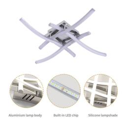 Pheashine Modern Wave Ceiling Light Silver Integrated LED 24W 4000K 45x45x8cm - Size: 45 x 45 x 8 cm - thumbnail 6