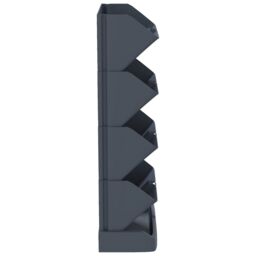 Berkfield Home Vertical Garden Plant Set 4 pcs Anthracite Polypropylene in Black - thumbnail 4