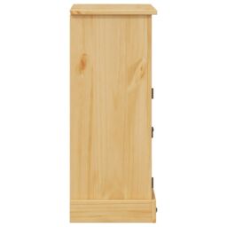 Berkfield Home Bathroom Cabinet Corona 70x33x80 cm Solid Wood Pine in Brown - Size: 70 x 33 x 80 cm - thumbnail 6