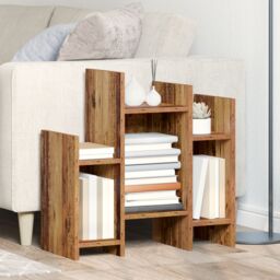 Berkfield Home Side Cabinet Old wood 60 x 26 x 60 cm Engineered wood in Brown - thumbnail 1