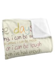 Slingshot Publishing Some Days Silky Touch Super Soft Throw Blanket 152 X 127 cm in White - thumbnail 3