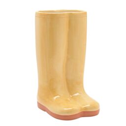The Cottage Garden Yellow Wellies Large Ceramic Vase - thumbnail 1
