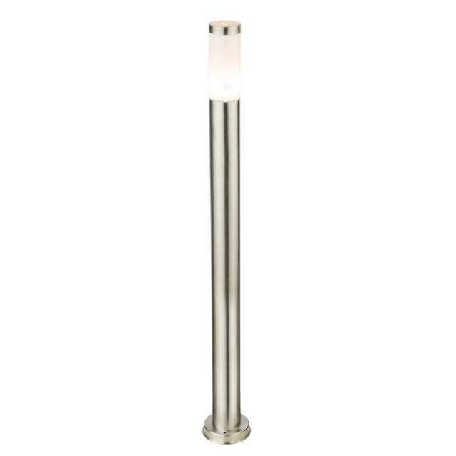 Netlighting Boston Led Outdoor Bollard Stainless Steel IP44 1x E27 3000K in Grey - image 1