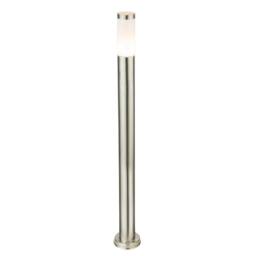 Netlighting Boston Led Outdoor Bollard Stainless Steel IP44 1x E27 3000K in Grey - thumbnail 1