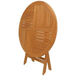 Berkfield Home 5 Piece Garden Dining Set Solid Teak Wood in Brown - thumbnail 6