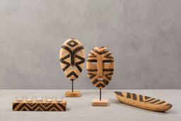 Orsina Bantu Tribal Wooden Tealight Holder in Natural - thumbnail 5
