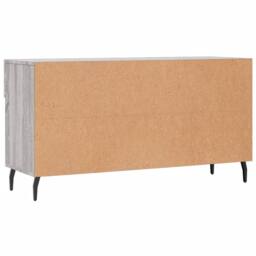 Berkfield Home Shoe Bench Grey Sonoma 102x35x55 cm Engineered Wood - Size: 102 x 35 x 55 cm - thumbnail 8