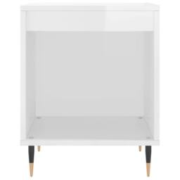 Berkfield Home Bedside Cabinets 2 pcs High Gloss White 40x35x50 cm Engineered Wood - Size: 40 x 35 x 50 cm - thumbnail 5