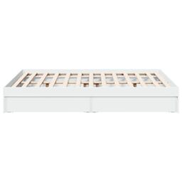 Berkfield Home Bed Frame with Drawers without Mattress White 120x200 cm - Size: Small Double - thumbnail 5