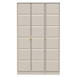 Ready Assembled 2 U Metro 3 Door Wardrobe (Ready Assembled) in Taupe - Size: Large - thumbnail 1