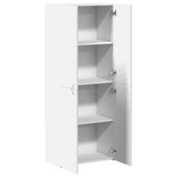 Berkfield Home Durable File Cabinet White 60x32x153 cm Engineered Wood - Size: 60 x 32 x 153 cm - thumbnail 7