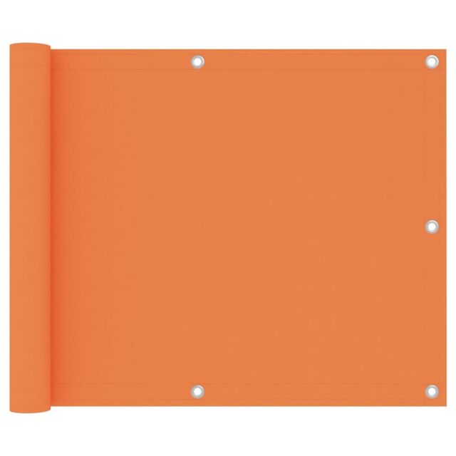 Berkfield Home Balcony Screen Orange 75x300 cm Oxford Fabric - image 1