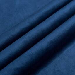 Berkfield Home Blackout Curtain with Metal Rings Velvet Dark Blue 290x245 cm - thumbnail 5