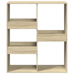 Berkfield Home Book Cabinet/Room Divider Sonoma Oak 100x33x115 cm in Brown - Size: 100 x 33 x 115 cm - thumbnail 4