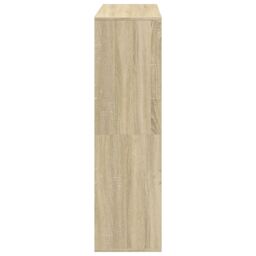 Berkfield Home Book Cabinet/Room Divider Sonoma Oak 100x33x115 cm in Brown - Size: 100 x 33 x 115 cm - thumbnail 5