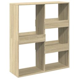 Berkfield Home Book Cabinet/Room Divider Sonoma Oak 100x33x115 cm in Brown - Size: 100 x 33 x 115 cm - thumbnail 6