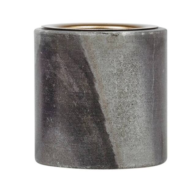 EONLION 1X 7CM Natural Marble Stone Light Candle Holder Home Decor in Grey - Size: 1X 7 cm - image 1