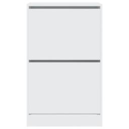 Berkfield Home Shoe Cabinet White 60x34x96.5 cm Engineered Wood - thumbnail 5
