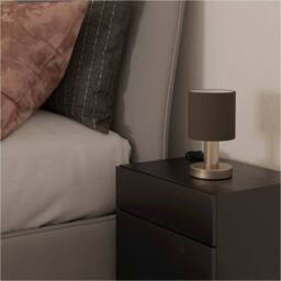 Loops 2 PACK Stylish Satin Nickel Table Lamp for Elegant Home Lighting in Metallics - thumbnail 6