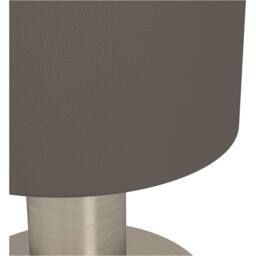 Loops 2 PACK Stylish Satin Nickel Table Lamp for Elegant Home Lighting in Metallics - thumbnail 5