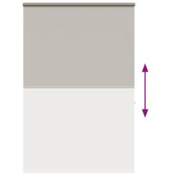 Berkfield Home Shower Roller Blind with Cassette 150x240 cm Fabric Width 146 cm in Grey - thumbnail 5