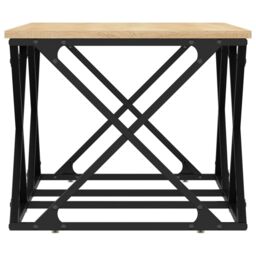 Berkfield Home Coffee Table Sonoma Oak 100x49x40 cm Engineered Wood in Brown - Size: 100 x 49 x 40 cm - thumbnail 5