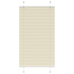 Berkfield Home Pleated Blind Cream 75x100 cm Fabric Width 74.4 cm Polyester