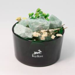 Serenityy Hop Hare Diffusing Crystals & Floral Set - The Magician in Green - thumbnail 4