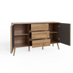 GFW Rowan Large Sideboard in Light Oak - thumbnail 3