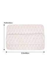 Soft Non Slip Polyester Shower Room Floor Mat in Beige - Size: 50 x 80 cm - thumbnail 8